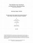 Research paper thumbnail of How did Location Affect Adoption of the Commercial Internet? Global Village, Urban Density, and Industry Composition