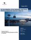 Research paper thumbnail of An Investigation of the Rationales and Power Relations behind the Emirates Cable Car