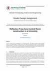 Research paper thumbnail of Reflection Free Zone Control Room construction in a University environment