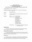 Research paper thumbnail of Summary Minutes of the U.S. Environmental Protection Agency (EPA) Science Advisory Board (SAB) Expert Elicitation Advisory Panel Meeting Public Teleconference, April 22, 2009