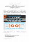 Research paper thumbnail of INFOGRAFIS PERTUMBUHAN CYBERCRIME