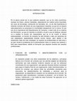 Research paper thumbnail of GESTIÓN DE COMPRAS Y ABASTECIMIENTO