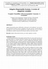 Research paper thumbnail of Adaptive Hypermedia Systems: A review of adaptivity variables