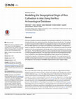 Research paper thumbnail of Modelling the Geographical Origin of Rice Cultivation in Asia Using the Rice Archaeological Database