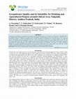 Research paper thumbnail of Groundwater Quality and its Suitability for Drinking and Agricultural Purpose around Chityal Area, Nalgonda District, Andhra Pradesh, India