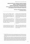 Research paper thumbnail of "Análisis crítico del Derecho constitucional desde la perspectiva del nuevo constitucionalismo latinoamericano". Entrevista a Rubén Martínez Dalmau. Thémis-Revista de Derecho nº 67, 2015, págs. 49-62.