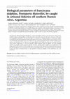 Research paper thumbnail of Biological parameters of franciscana dolphins, Pontoporia blainvillei, by-caught in artisanal fisheries off southern Buenos Aires, Argentina