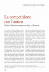 Research paper thumbnail of Fratarcangeli M., La competizione con l’antico. Stefano Maderno romanus scultor e i bozzetti, in “Arte & Storia”, 8, (2007), n. 35, pp. 164- 176