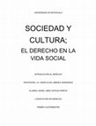 Research paper thumbnail of SOCIEDAD Y CULTURA