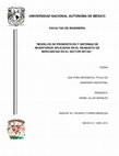 Research paper thumbnail of UNIVERSIDAD NACIONAL AUTÓNOMA DE MÉXICO FACULTAD DE INGENIERÍA " MODELOS DE PRONÓSTICOS Y SISTEMAS DE