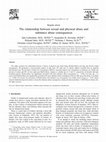 Research paper thumbnail of Regular article The relationship between sexual and physical abuse and substance abuse consequences