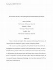 Research paper thumbnail of Beyond “Born This Way”? Reconsidering Sexual Orientation Beliefs and Attitudes