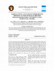 Research paper thumbnail of RADIOACTIVITY ANALYSIS OF UNDERGROUND DRINKING WATER SOURCES IN IBRAHIM BADAMASI BABANGIDA UNIVERSITY LAPAI, NIGER STATE, NIGERIA