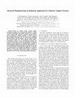 Research paper thumbnail of Advanced Manufacturing: an Industrial Application for Collective Adaptive Systems