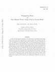 Research paper thumbnail of Propagating modes of a non-Abelian tensor gauge field of second rank