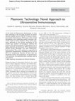 Research paper thumbnail of Plasmonic Technology: Novel Approach to Ultrasensitive Immunoassays