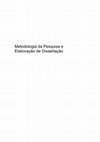 Research paper thumbnail of Metodologia de pesquisa e elaboracao de teses e dissertacoes 4ed