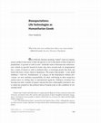 Research paper thumbnail of Bioexpectations: Life Technologies as Humanitarian Goods