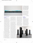 Research paper thumbnail of "Review of Tony Feher, DeCordova Museum, Lincoln, MA"; Sculpture Magazine, 33.3 (April 2014): 74-75. 