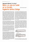 Research paper thumbnail of Notes a la vida de l’autor de "La Carxofa". Rigoberto Cortina Gallego