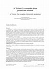 Research paper thumbnail of Ai Weiwei: La recepción de su producción artística