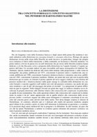 Research paper thumbnail of La distinzione tra concetto formale e concetto oggettivo nel pensiero di Bartolomeo Mastri