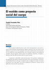 Research paper thumbnail of El vestido como proyecto social del cuerpo