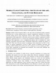 Research paper thumbnail of Mobile cloud computing: The-state-of-the-art, challenges, and future research