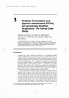 Research paper thumbnail of 3 Problem Formulation and Options Assessment (PFOA) for Genetically Modified Organisms: The Kenya Case Study