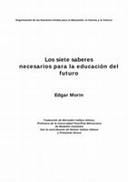 Research paper thumbnail of Los siete saberes necesarios para la educación del futuro