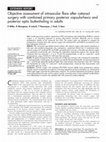 Research paper thumbnail of Objective assessment of intraocular flare after cataract surgery with combined primary posterior capsulorhexis and posterior optic buttonholing in adults