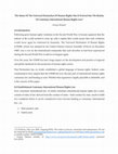 Research paper thumbnail of THE STATUS OF THE UNIVERSAL DECLARATION ON HUMAN RIGHTS