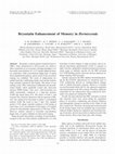 Research paper thumbnail of Bryostatin Enhancement of Memory in Hermissenda