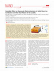 Research paper thumbnail of Humidity Effect on Nanoscale Electrochemistry in Solid Silver Ion Conductors and the Dual Nature of Its Locality