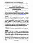 Research paper thumbnail of Formación inicial de profesores de biología  en el marco del conocimiento  profesional del profesor I.  –Contextualización y fundamentación teórica – 