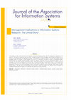 Research paper thumbnail of Management implications in information systems research: the untold story