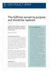 Research paper thumbnail of The G20 has served its purpose and should be replaced