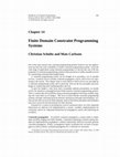 Research paper thumbnail of Finite Domain Constraint Programming Systems