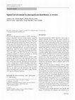 Research paper thumbnail of Spinal involvement in mucopolysaccharidoses: a review