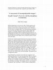 Research paper thumbnail of ‘A succession of incomprehensible images’:  Joseph Conrad’s Nostromo and the disciplines of modernity