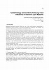 Research paper thumbnail of Epidemiology and Control of Urinary Tract Infections in Intensive Care Patients