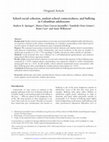 Research paper thumbnail of School social cohesion, student-school connectedness, and bullying in Colombian adolescents