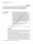 Research paper thumbnail of Introduction: Urbanism and Sustainability