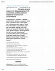 Research paper thumbnail of Complete genome sequence of Nitrosomonas sp. Is79, an ammonia oxidizing bacterium adapted to low ammonium concentrations