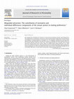 Research paper thumbnail of Misguided attraction: The contribution of normative and individual-differences components of the sexual system to mating preferences