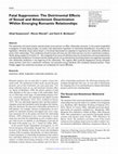 Research paper thumbnail of Fatal Suppression: The Detrimental Effects of Sexual and Attachment Deactivation Within Emerging Romantic Relationships