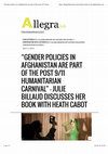 Research paper thumbnail of A Conversation on Kabul Carnival with Heath Cabot on Allegralaboratory.net