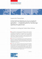 Research paper thumbnail of Unternehmensbesteuerung europäisch gestalten-mitgliedsstaatliche Handlungsspielräume gewinnen