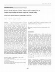 Research paper thumbnail of Status of sub-clinical mastitis and associated risk factors in Indian water buffalo in Doaba region of Punjab, India