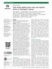 Research paper thumbnail of Fetal striatal grafting slows motor and cognitive decline of Huntington's disease